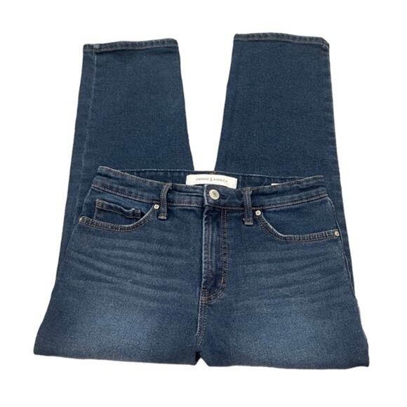 Vintage America High Rise Straight Crop Jeans 4/27 - Picture 5 of 8